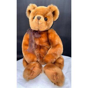 TY Yesterbear Teddy Bear 1999 Brown 18" Stuffed Animal Plush Toy Vintage